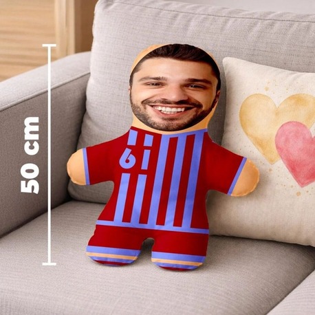 Kişiye Özel Fotoğraflı Şampiyon Trabzon Peluş Oyuncak -50cm-