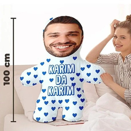 Karımda Karım Kişiye Özel Hediyelik Peluş Oyuncak -100cm-