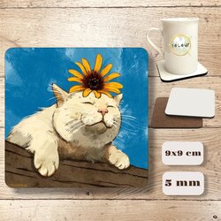 Kedi bardak altlığı
