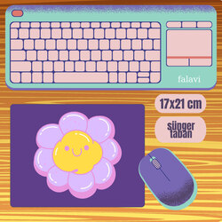 Mor papatya Mousepad