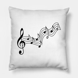 Müzik temalı Yastık