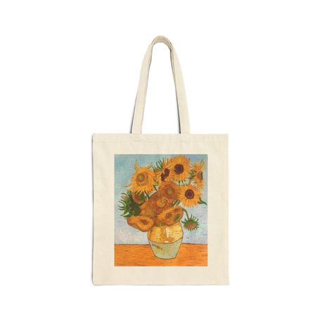 Van Gogh Ayçiçeği bez çanta