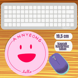 Pembe gülücük Mousepad