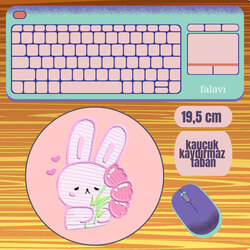 Pembe tavşan Mousepad