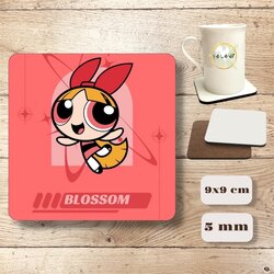 Powerpuff girls Blossom bardak altlığı