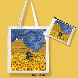 Van Gogh bez çanta el çantası set