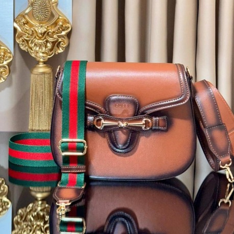 GUCCI Eskitme Deri Çift Askılı İthal Çanta 