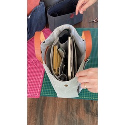 Orta boy tote bag ve organizer