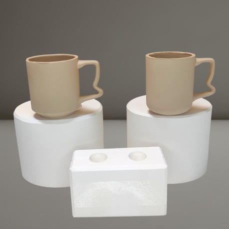 Büyük Kupa ve Kulp Set 