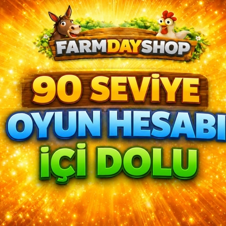 90 SEVİYE OYUN HESABI