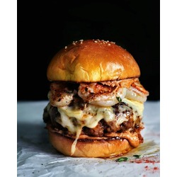 Karidesli Cheeseburger