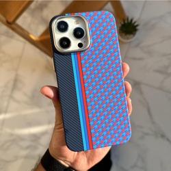 Carbon MagSafe Blue Clared Case