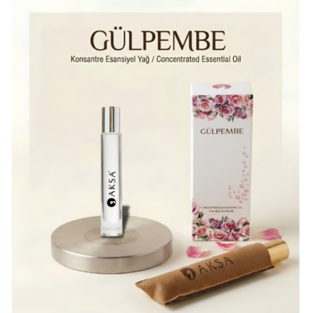 GÜLPEMBE 9 mL Roll-On Esans