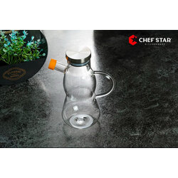 Chefstar 500ML BOROSİLİKAT SÜTLÜK-YAĞLIK