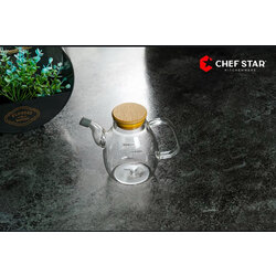 Chefstar 350 ML BOROSİLİKAT SÜTLÜK-YAĞLIK