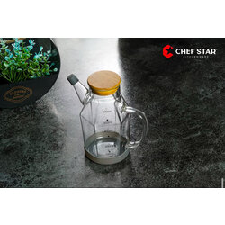 Chefstar 550 ML BOROSİLİKAT SÜTLÜK-YAĞLIK