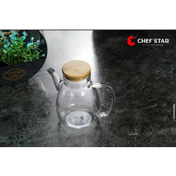 Chefstar 550ML BOROSİLİKAT SÜTLÜK-YAĞLIK