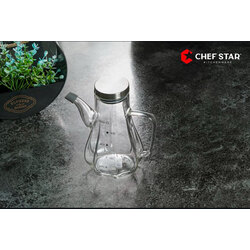 Chefstar 550ML BOROSİLİKAT SÜTLÜK-YAĞLIK