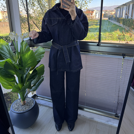 Denim takım