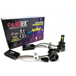 FEMEX SUPER MORE H7 CSP SUPERIOR ETI CHİPSET RADYATÖR SOĞUTMALI LED XENON LED HEADLİGHT