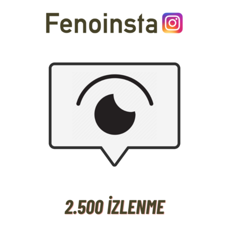 Instagram 2500 İzlenme