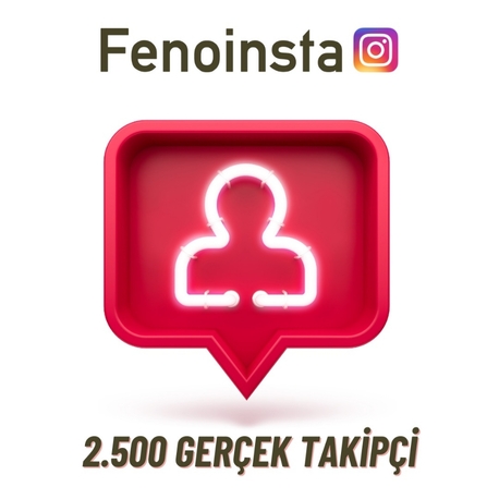 2500 Türk Takipçi