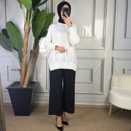 Ghisa Şifon Mix Triko Tunik