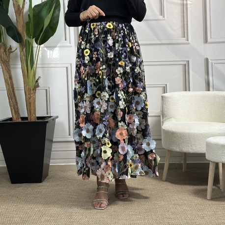 selvi çetin flower etek