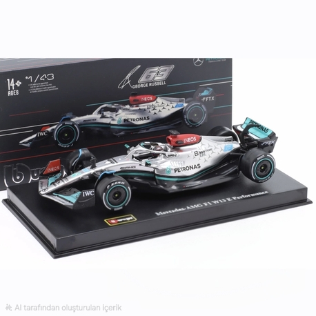 1:43 Mercedes AMG W13 George Russell 2022