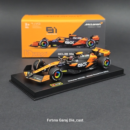 1:43 Mclaren MCL38 Oscar Piastri 2024