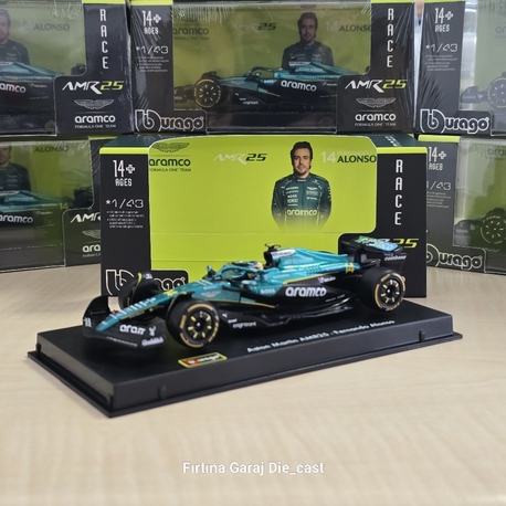 1:43 Aston Martin AMR25 Fernando Alonso 2025