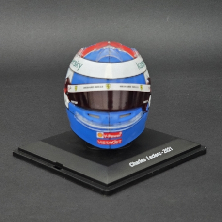 1:5 Charles Leclerc 2021 Monaco GP Kask Figürü