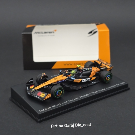 1:64 Mclaren MCL39 Lando Noris 2025 Formula1 Dünya
