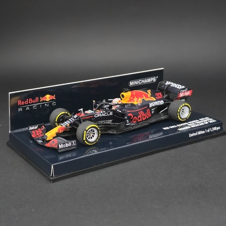 1:43 Minichamps Redbull Honda RB16B Max Verstappen 2021 Dünya Şampiyonu 