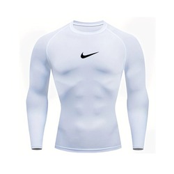 Nike Beyaz Uzun Kollu Compression T-Shirt