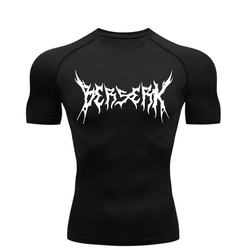 Berserk v2 Siyah Kısa Kollu Compression T-Shirt