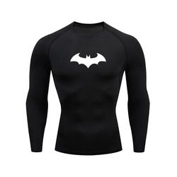 Batman Siyah Uzun Kollu Compression T-Shirt