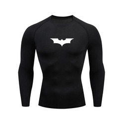 Batman v2 Siyah Uzun Kollu Compression T-Shirt