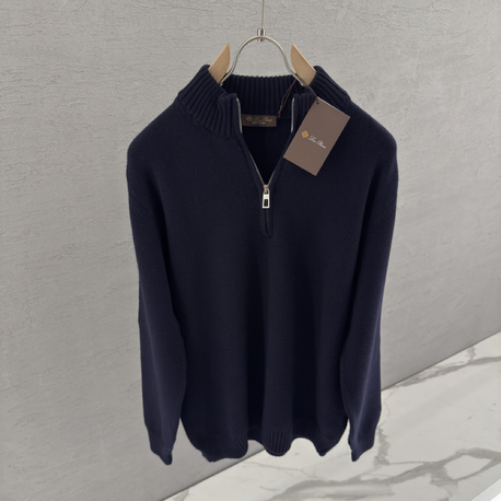LORO PIANA Premium Half Zip (Lacivert)