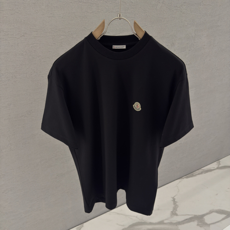 MONCLER İthal T Shirt (Özel Kumaş-Siyah)