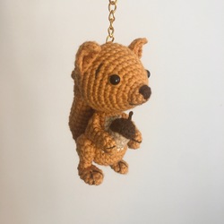 Amigurumi Sincap Anahtalık