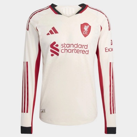 Liverpool 25/26 Uzun Kollu Deplasman Forması - Futbolcu Forması (Player Version)