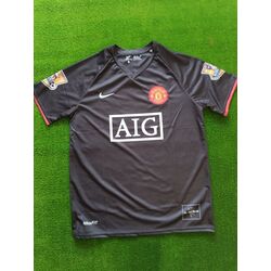 Manchester United Siyah Ronaldo Retro Forma