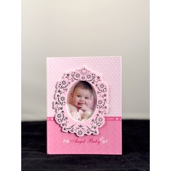 10X15 100 LÜK BEBEK ALBÜMÜ PEMBE ÇERÇEVELİ