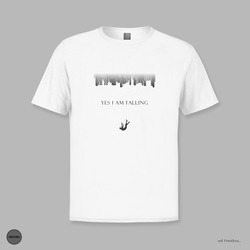 Falling (Beyaz T-shirt)