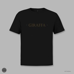 Giraffa (Siyah T-shirt)
