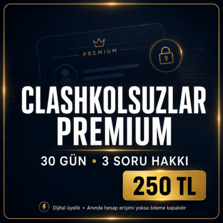 ClashKolsuzlar Premium - 30 Gün
