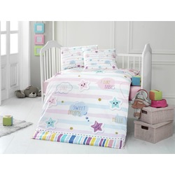 MİXİBABY BEBEK NEVRESİM TAKIMI model - yıldız (4 PARÇALI TAKIM)