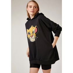 Aslan baskılı sweatshirt 