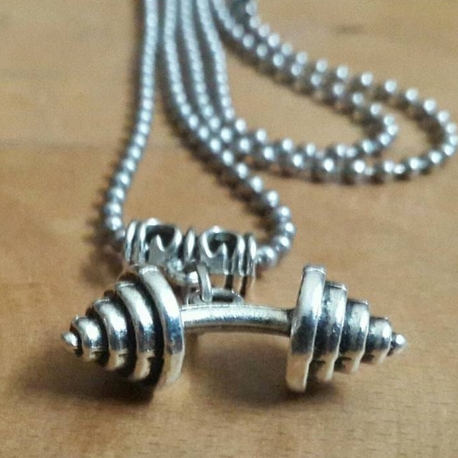 Bar Dumbbell Kolye